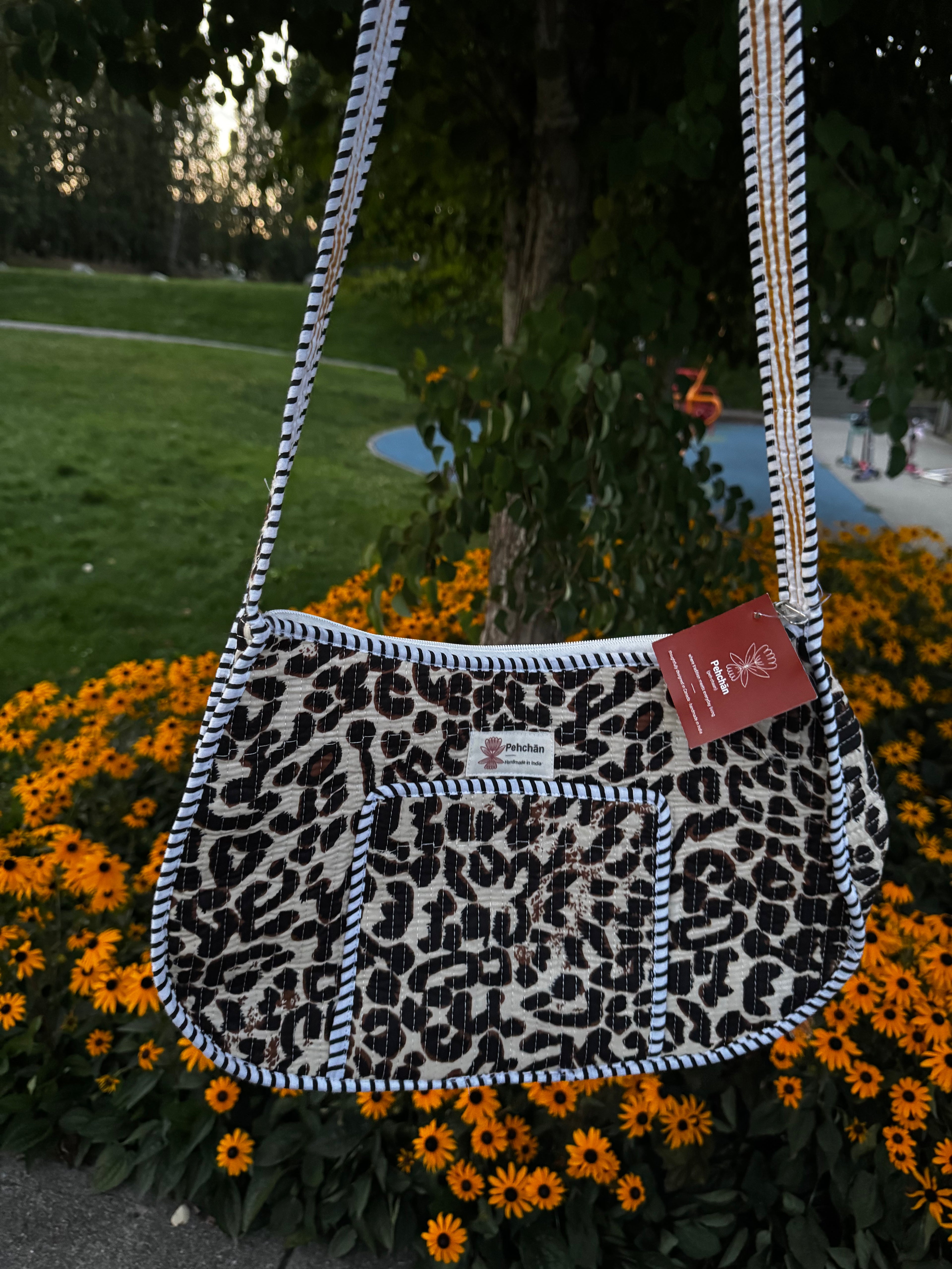 Leopard Print Shoulder Bag