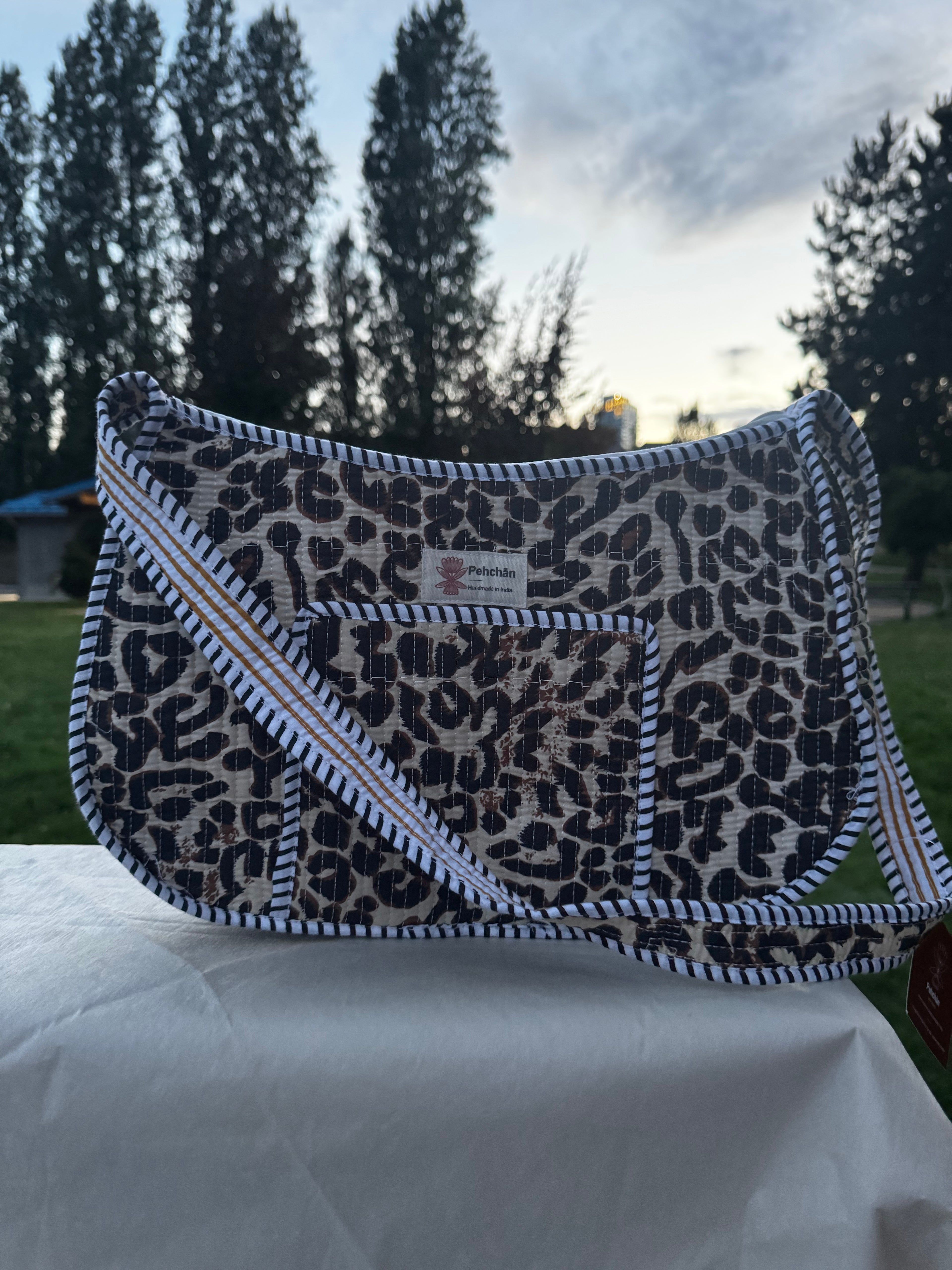 Leopard Print Shoulder Bag