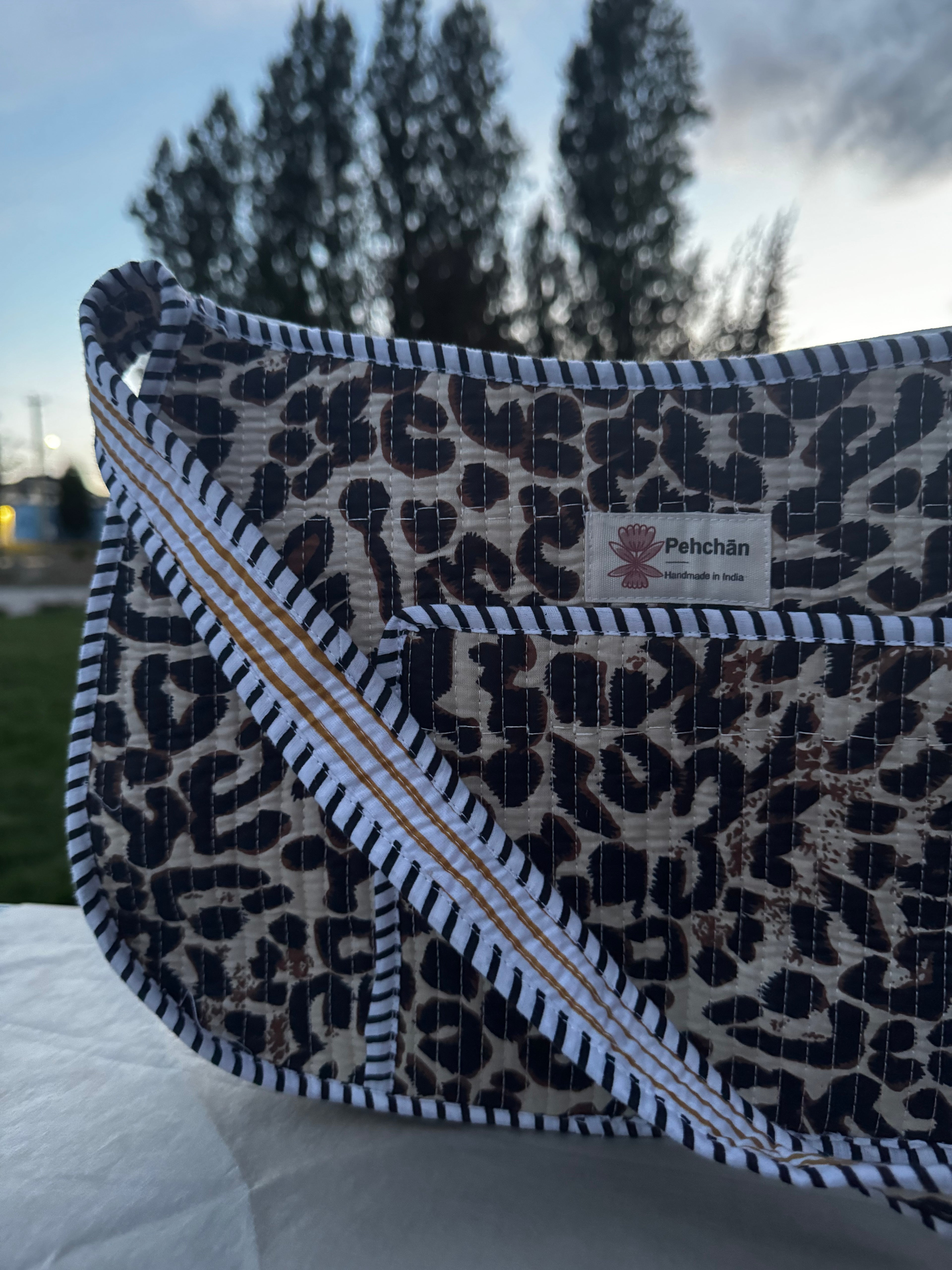 Leopard Print Shoulder Bag