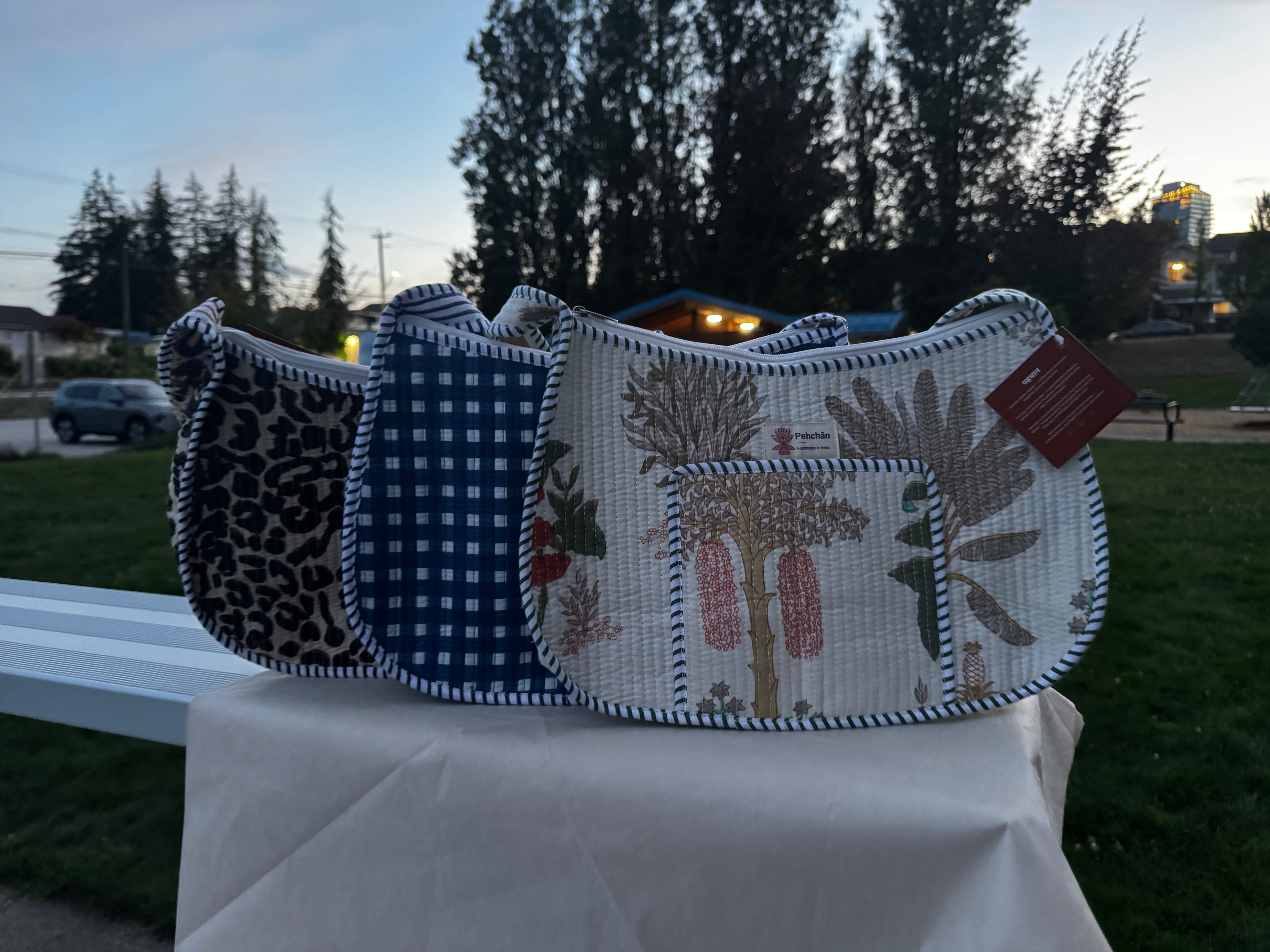 White Forest Shoulder Bag