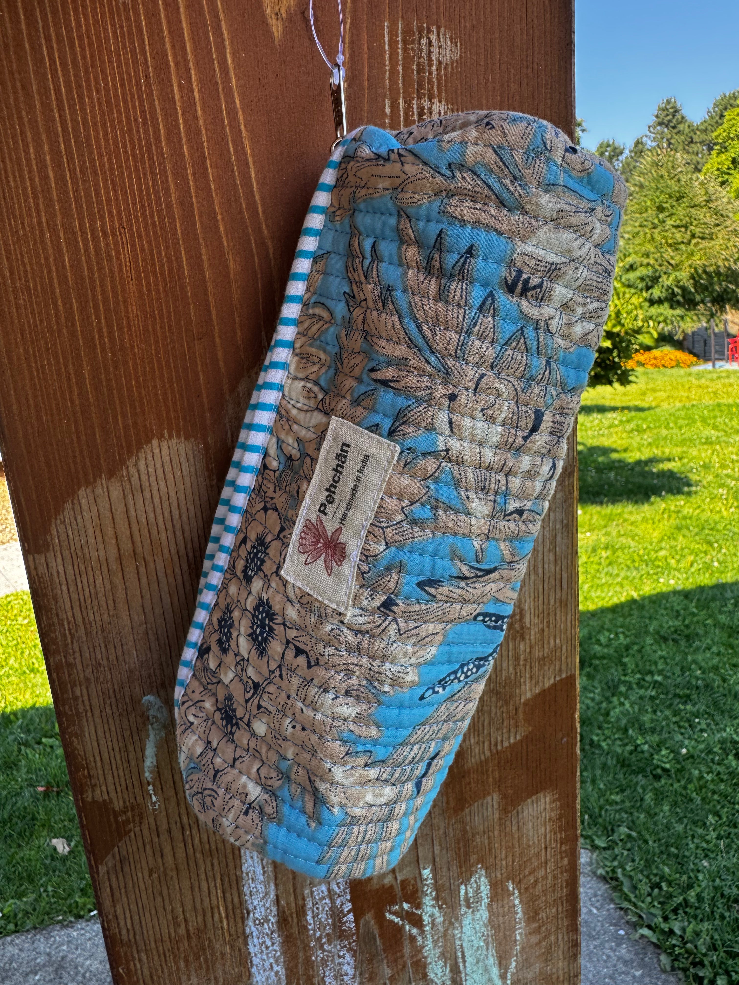 Blue Garden Pencil Pouch