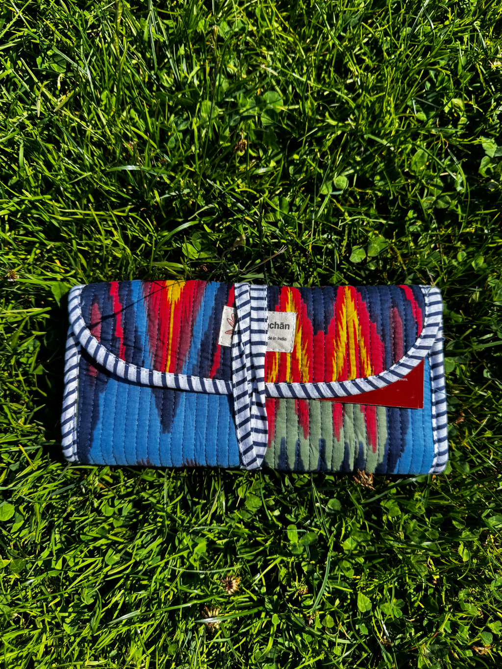 Ikat Jewellery Pouch