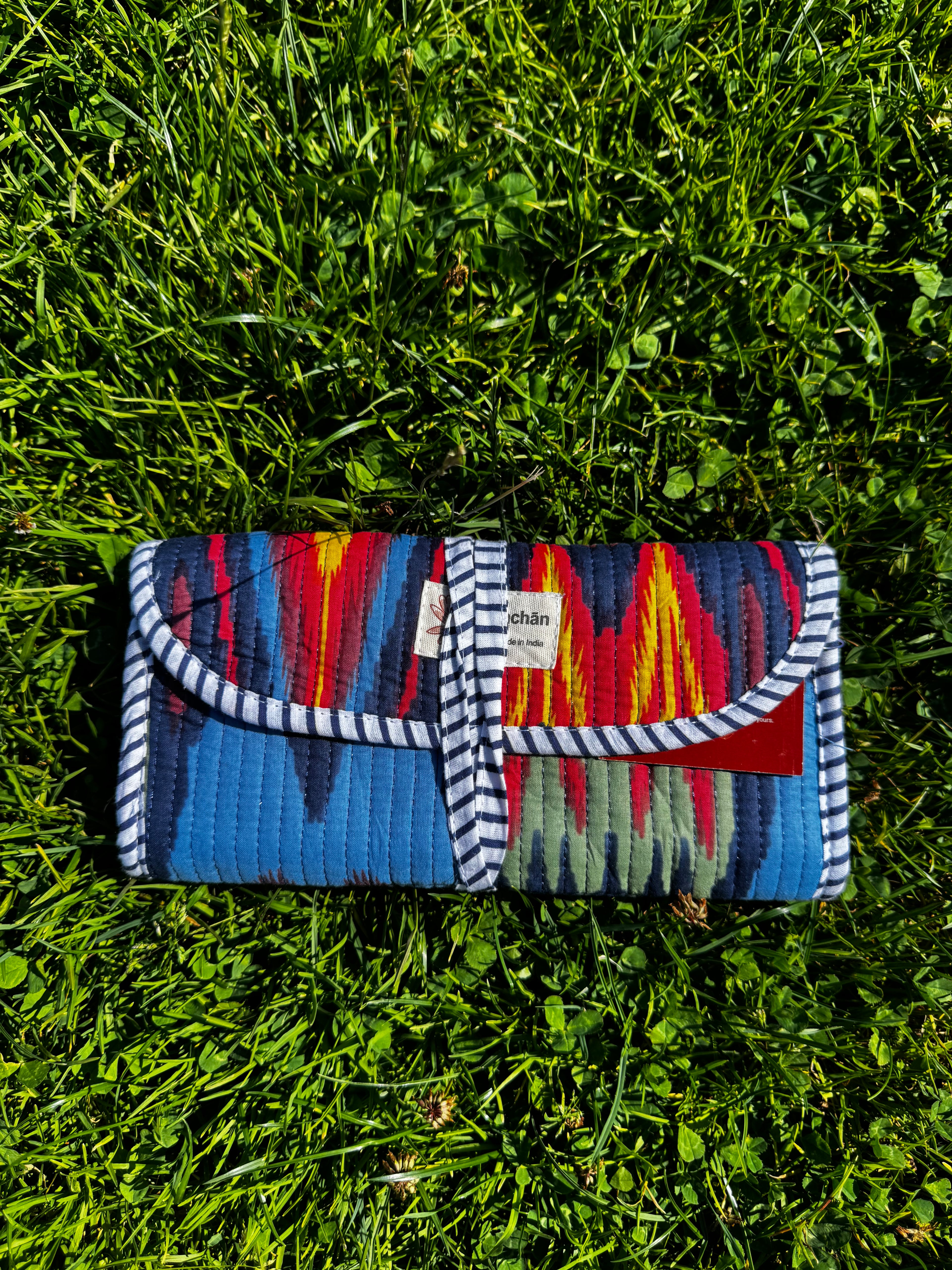 Ikat Jewellery Pouch