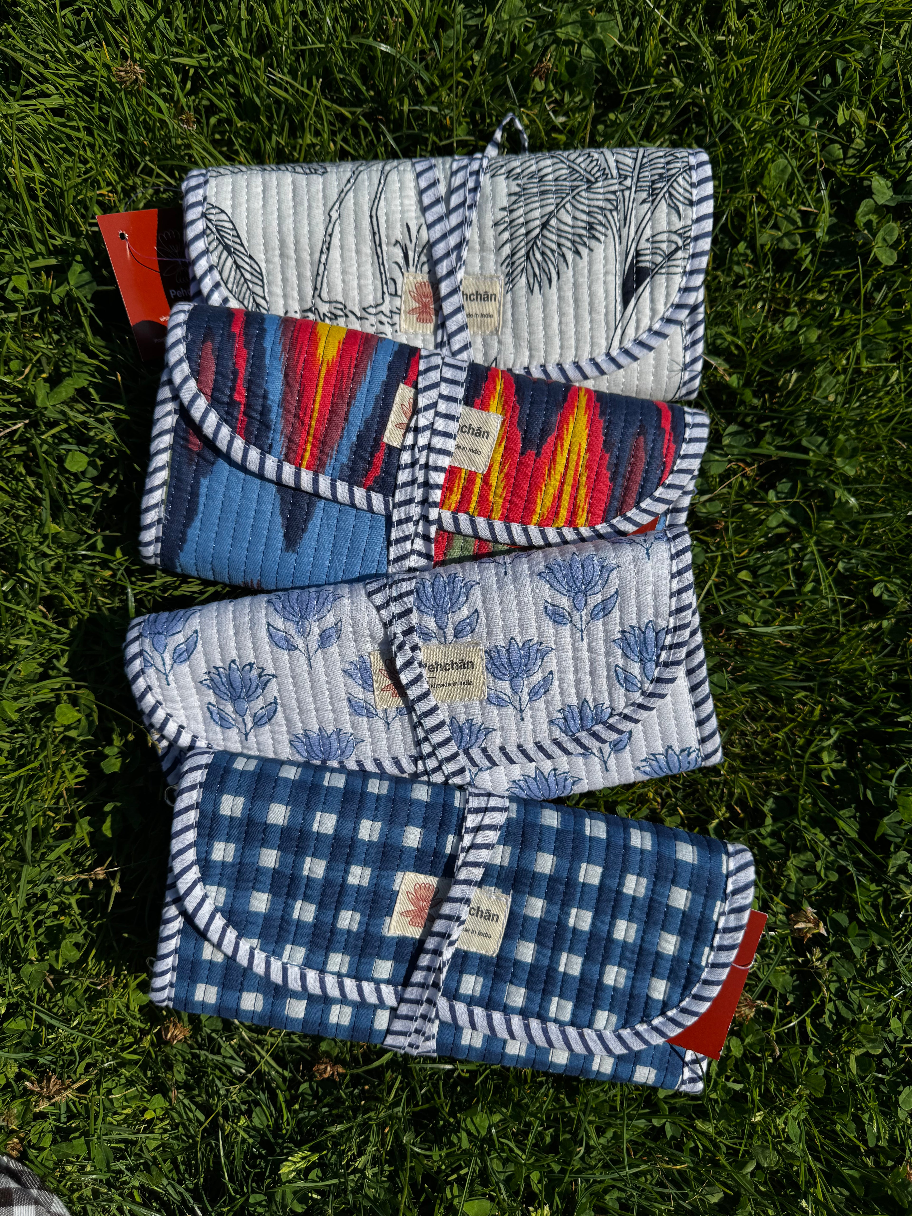 Ikat Jewellery Pouch