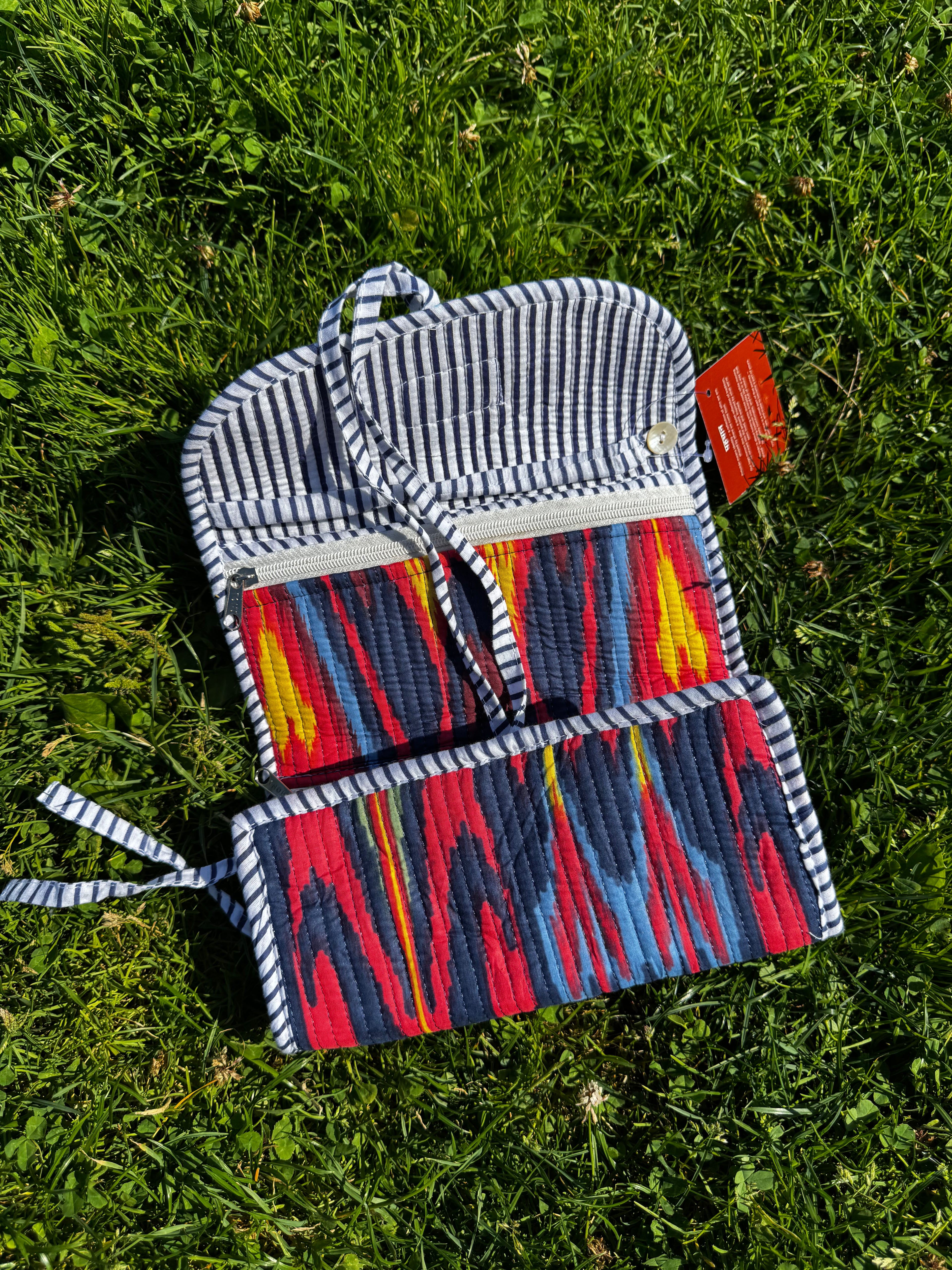 Ikat Jewellery Pouch