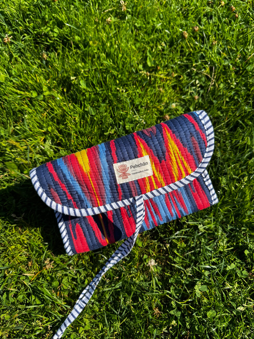 Ikat Jewellery Pouch