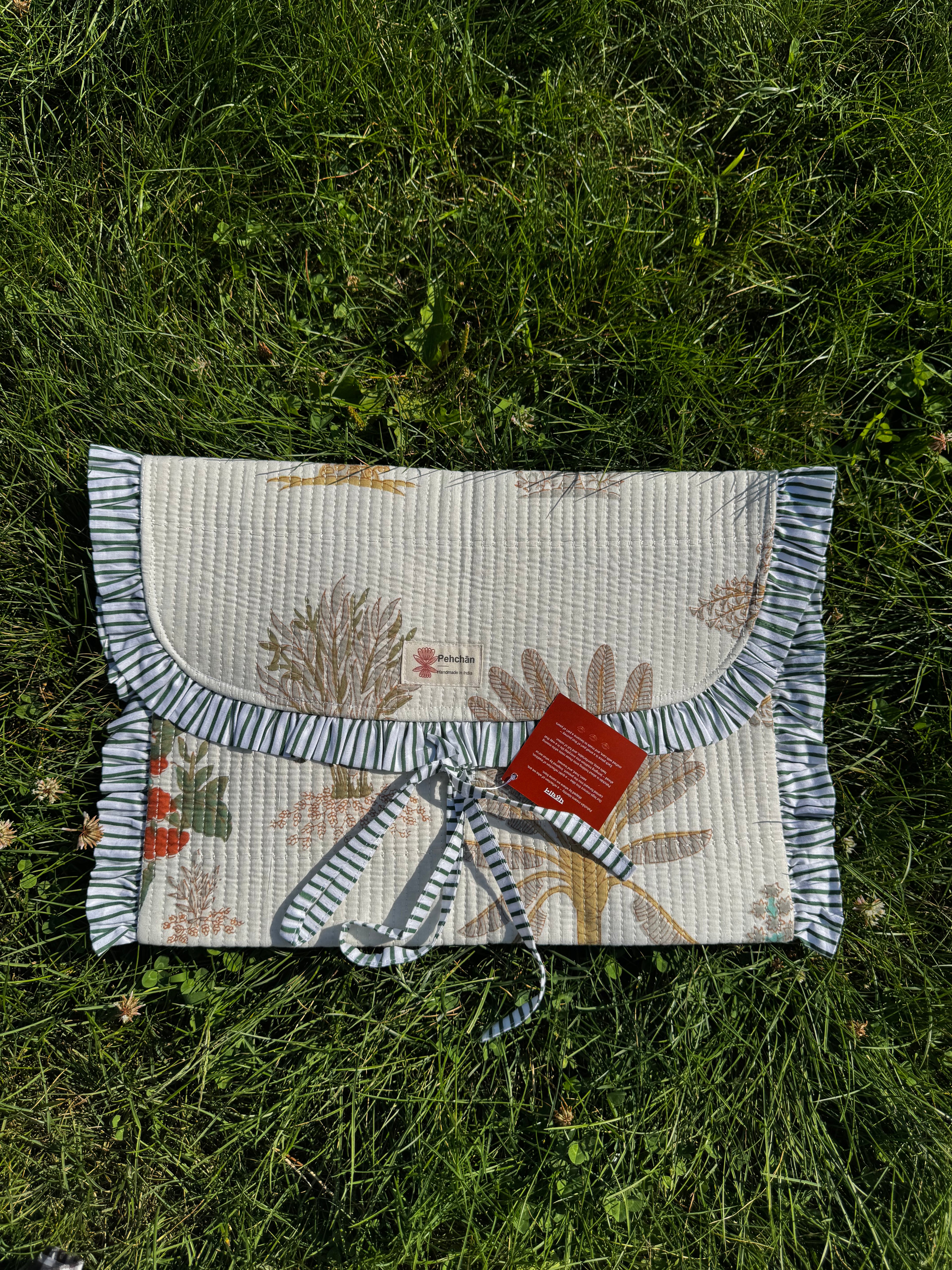 Beige Forest Laptop Sleeve