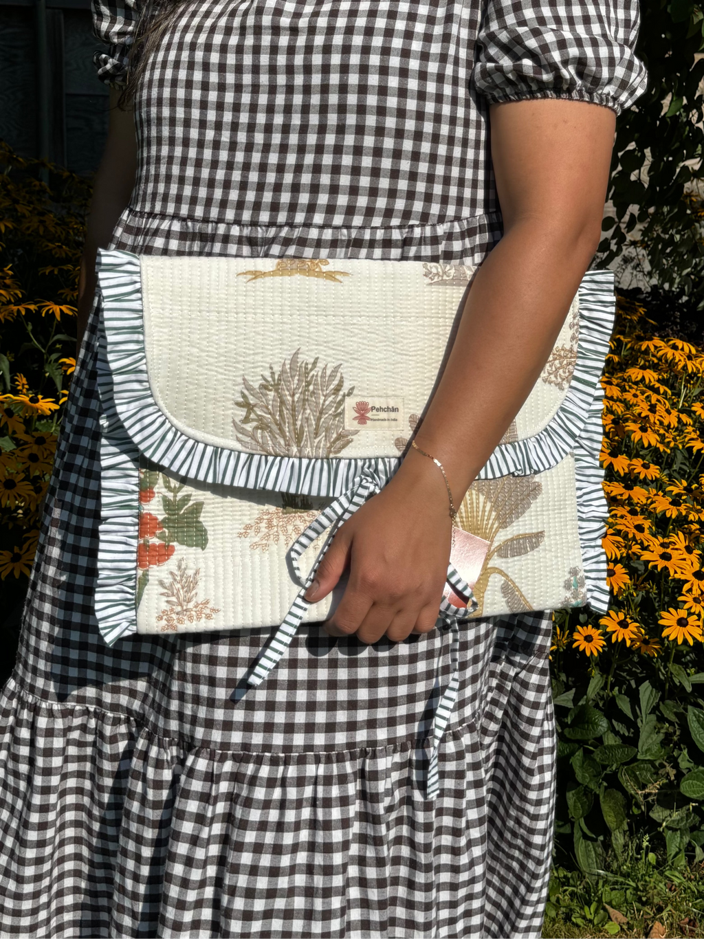 Beige Forest Laptop Sleeve