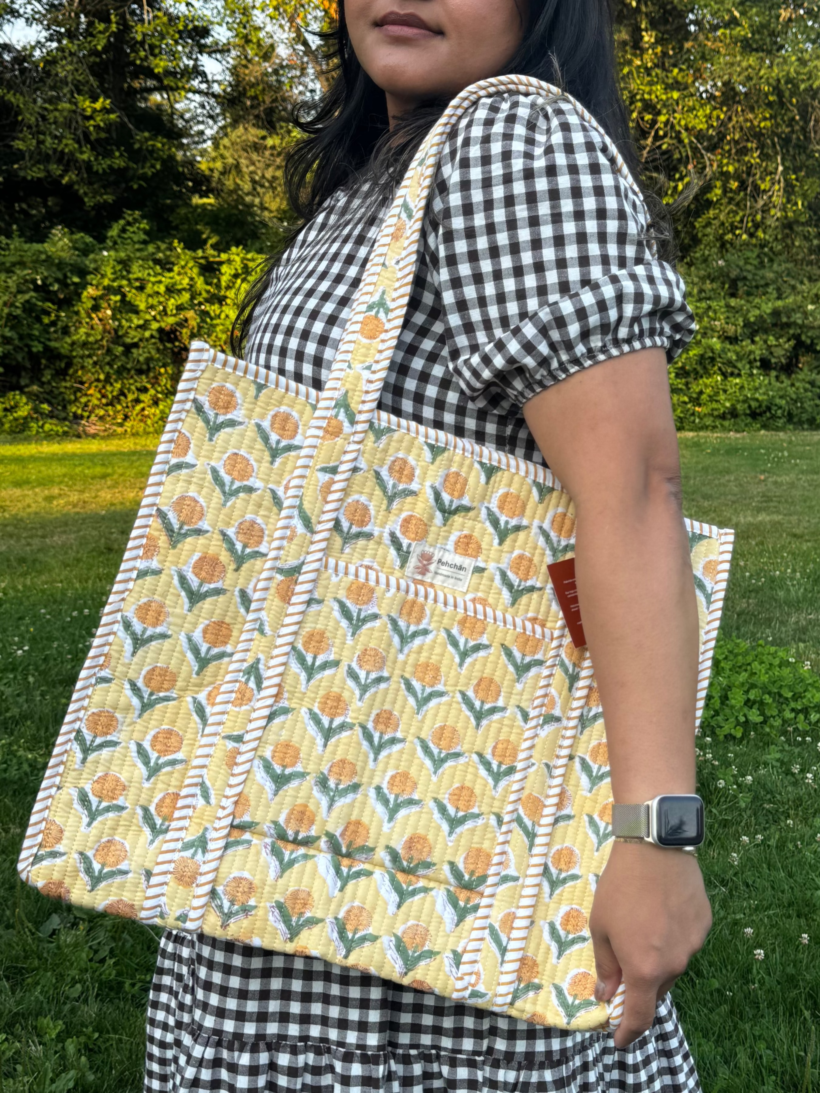 Genda Phool Large Tote Bag