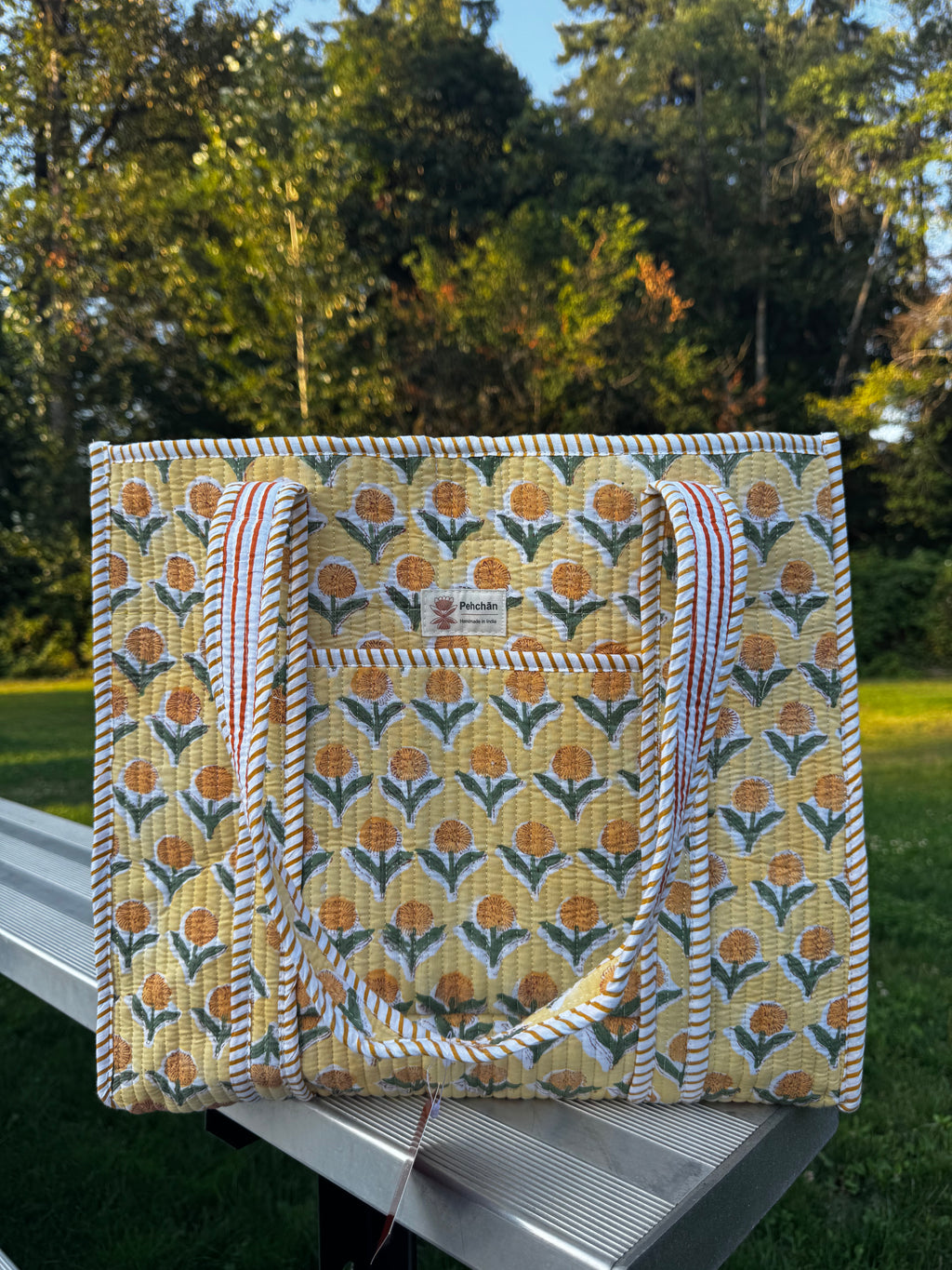 Genda Phool Large Tote Bag