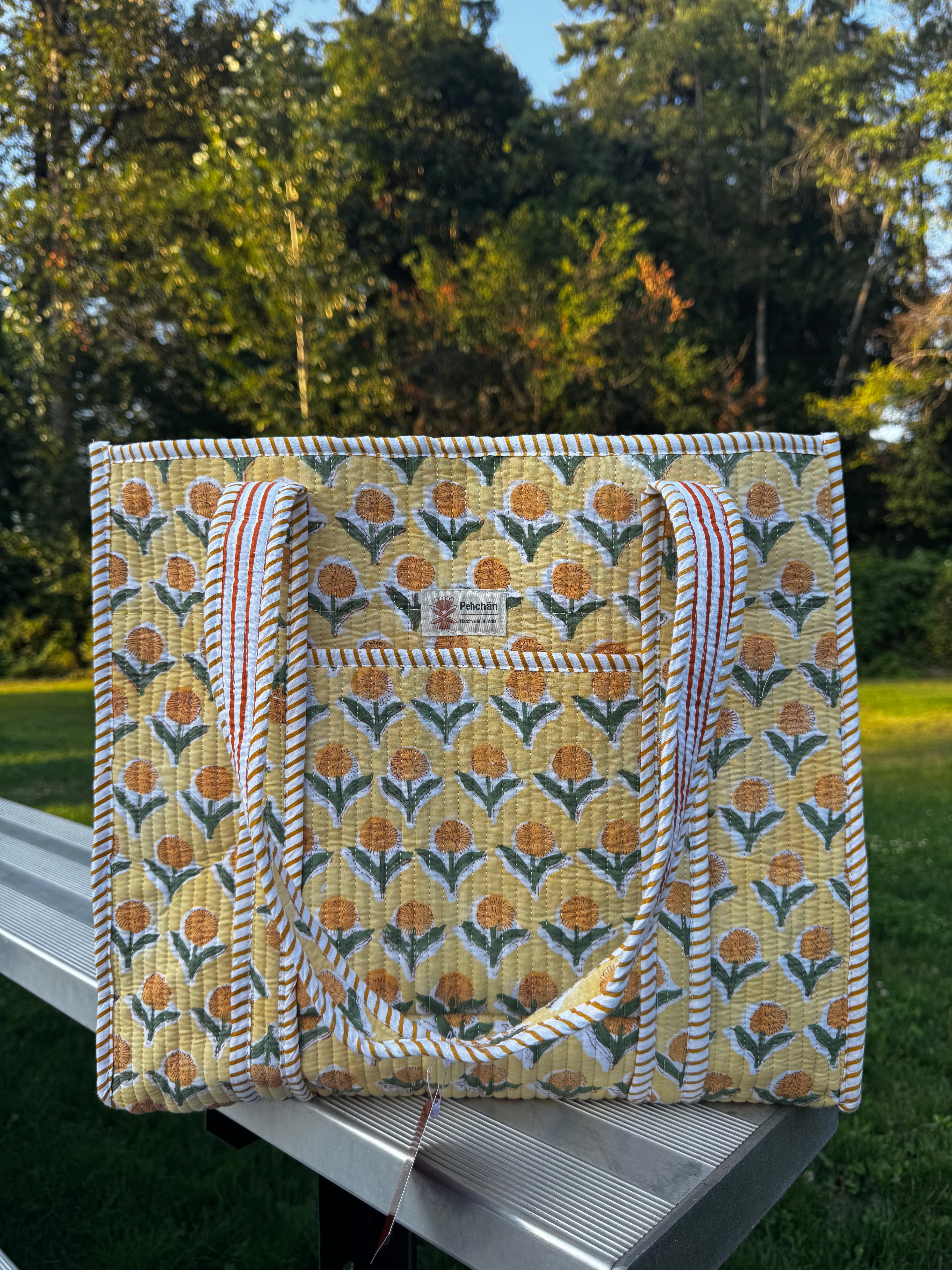 Genda Phool Large Tote Bag