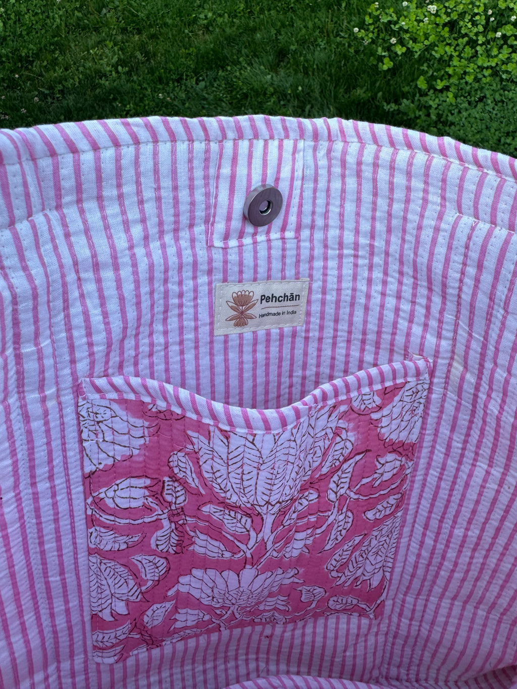 Pink Paradise Large Tote Bag