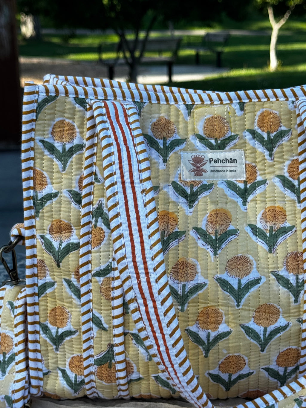 Genda Phool Mid-size Tote Bag