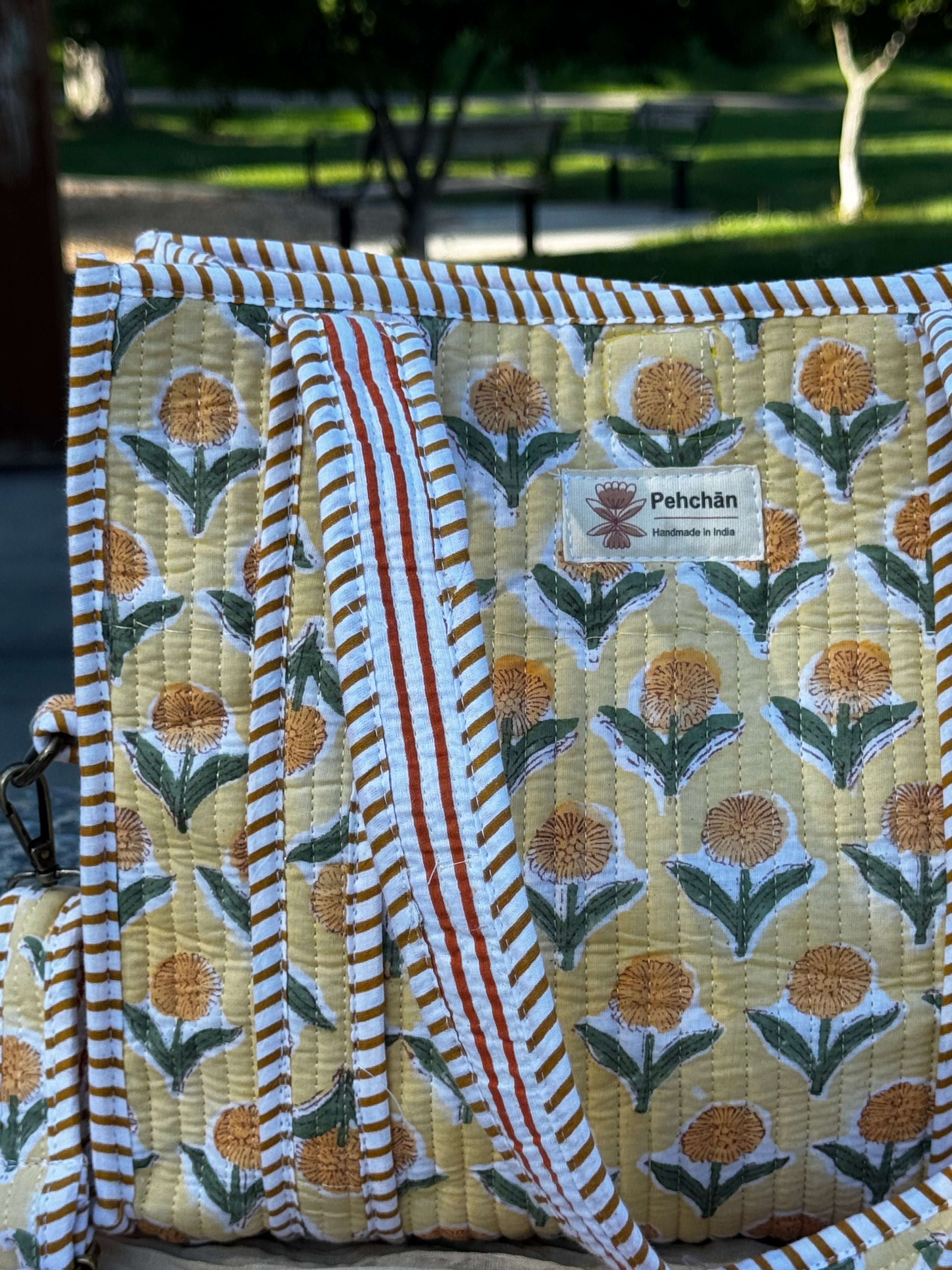 Genda Phool Mid-size Tote Bag
