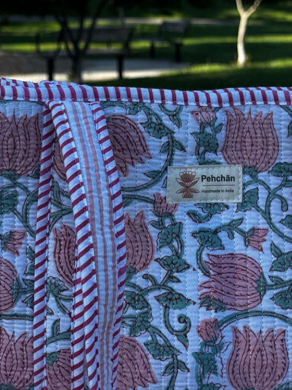 Lotus Mid-size Tote Bag