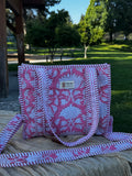 Pink Paradise Mid-size Tote Bag