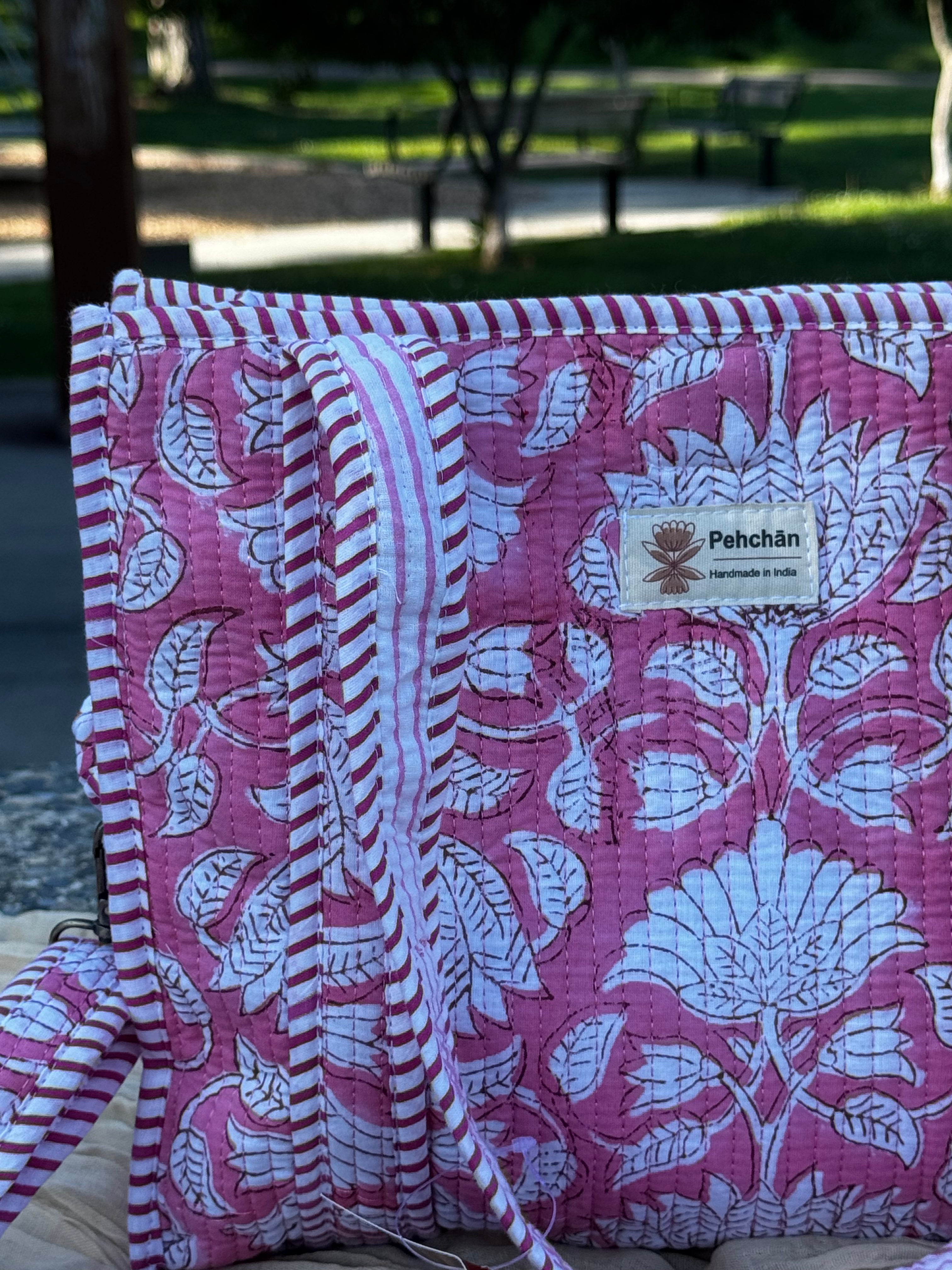 Pink Paradise Mid-size Tote Bag