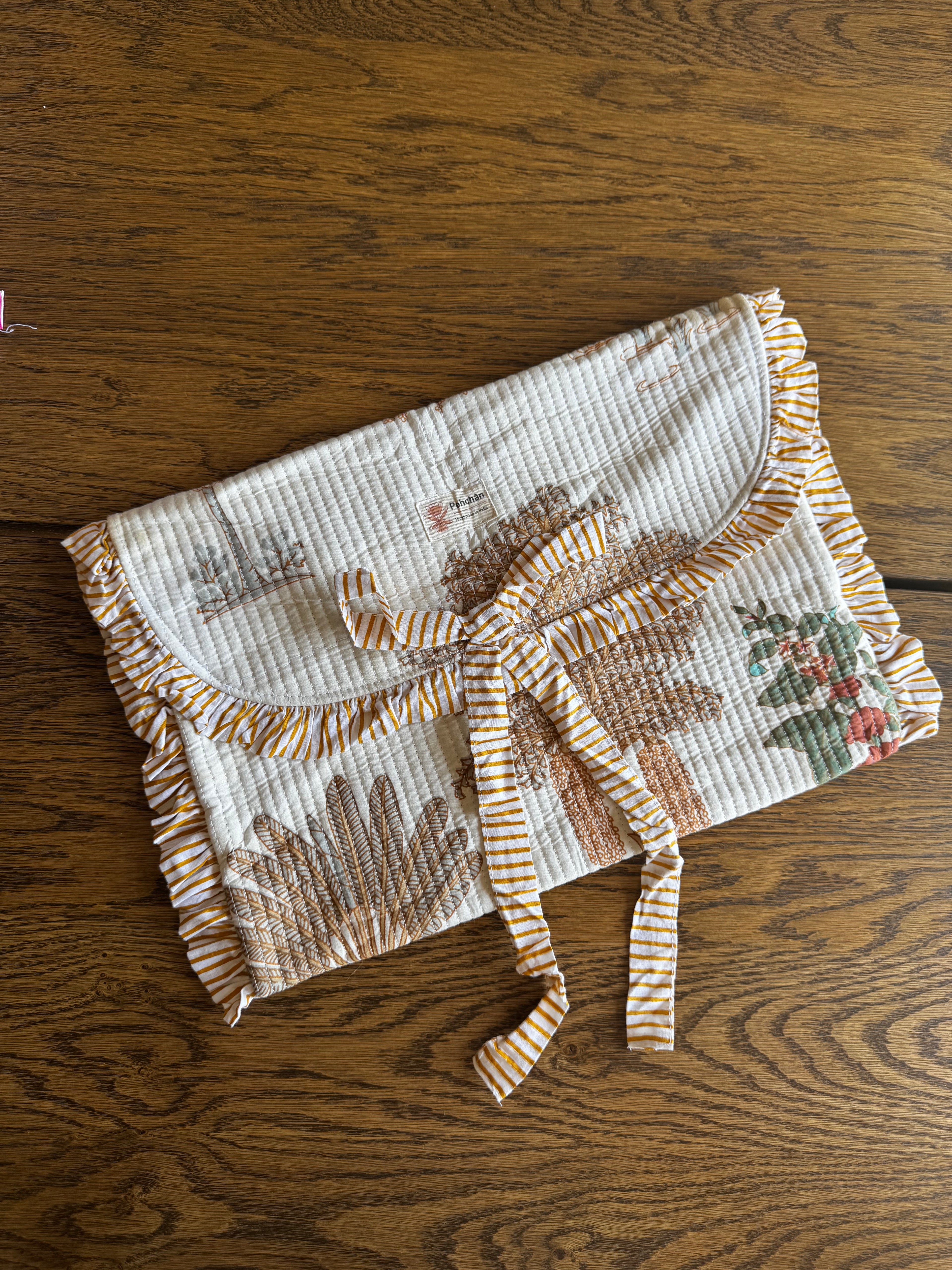 Beige Forest Laptop Sleeve