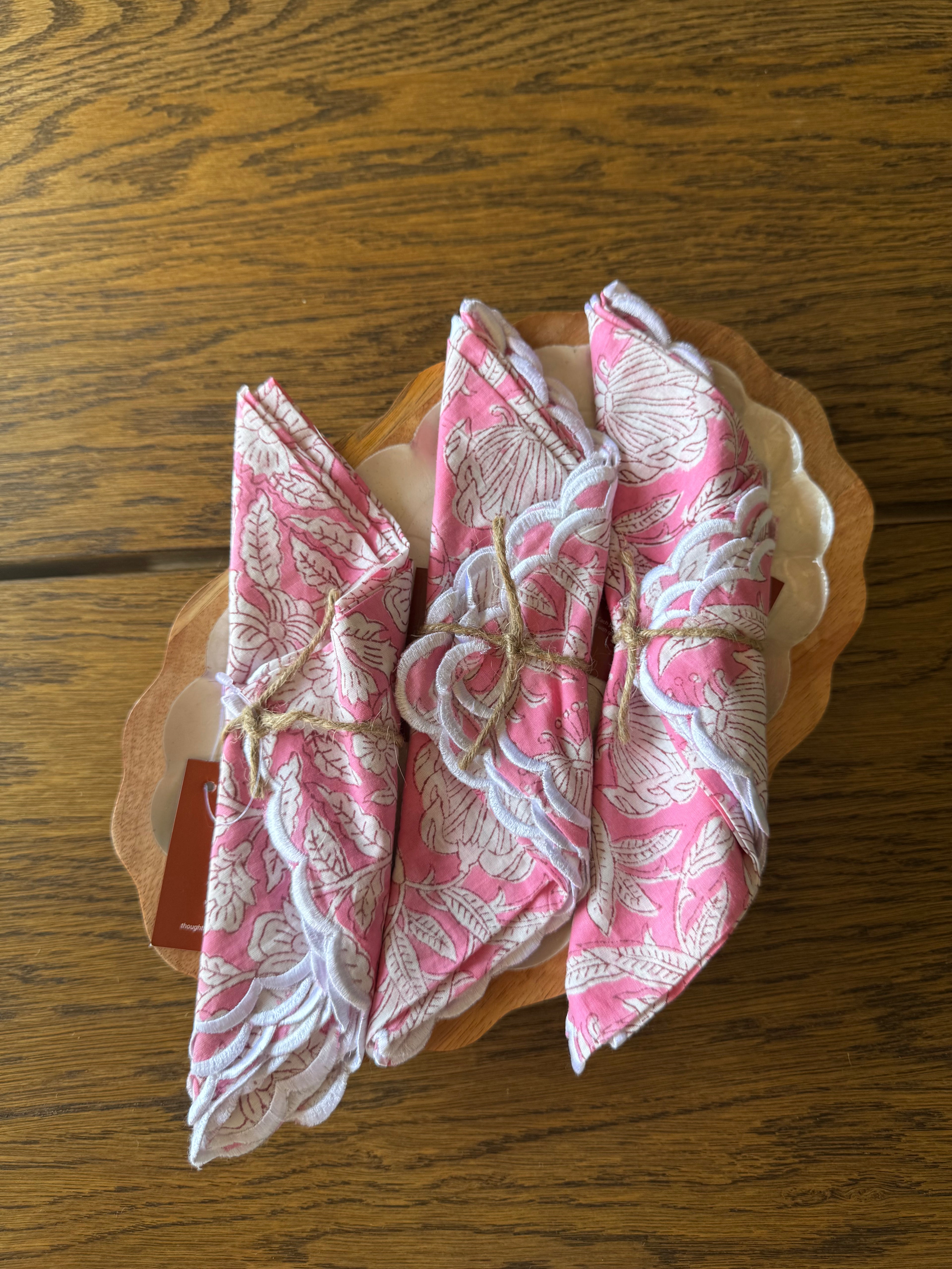 Gulabi Scallop Napkin (Set of 2)