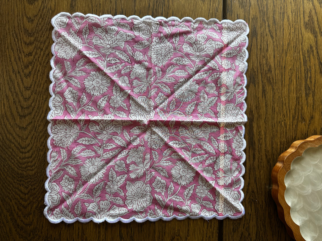Gulabi Scallop Napkin (Set of 2)