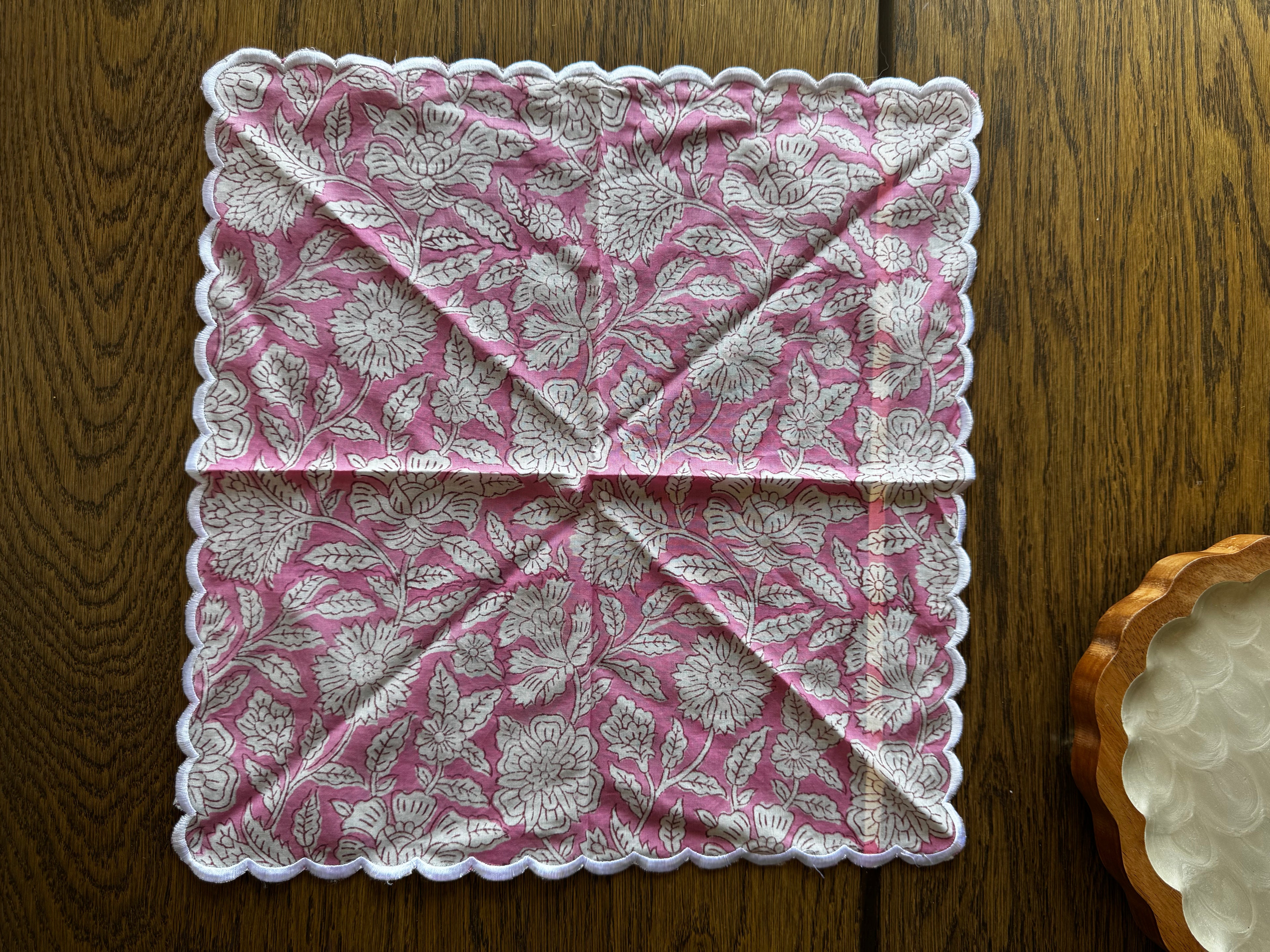 Gulabi Scallop Napkin (Set of 2)