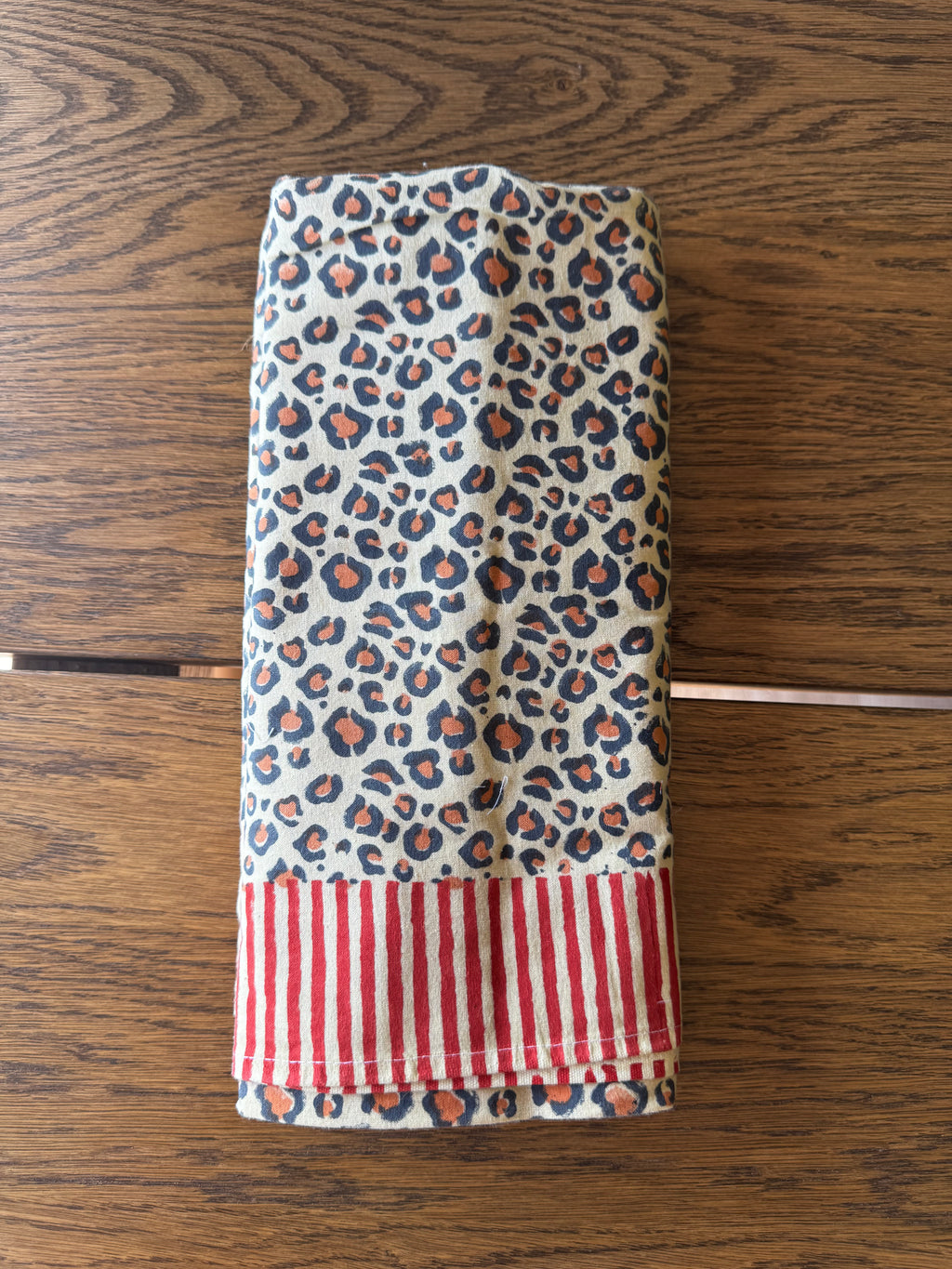 Leopard Print Table Cover