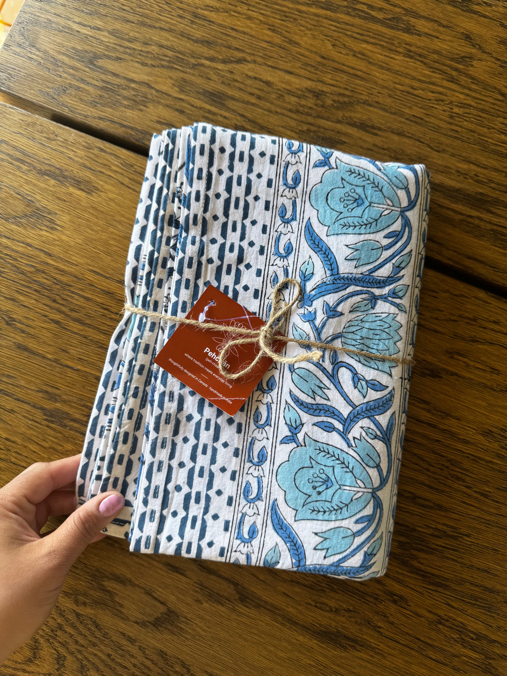 Blue Lotus Table Cover