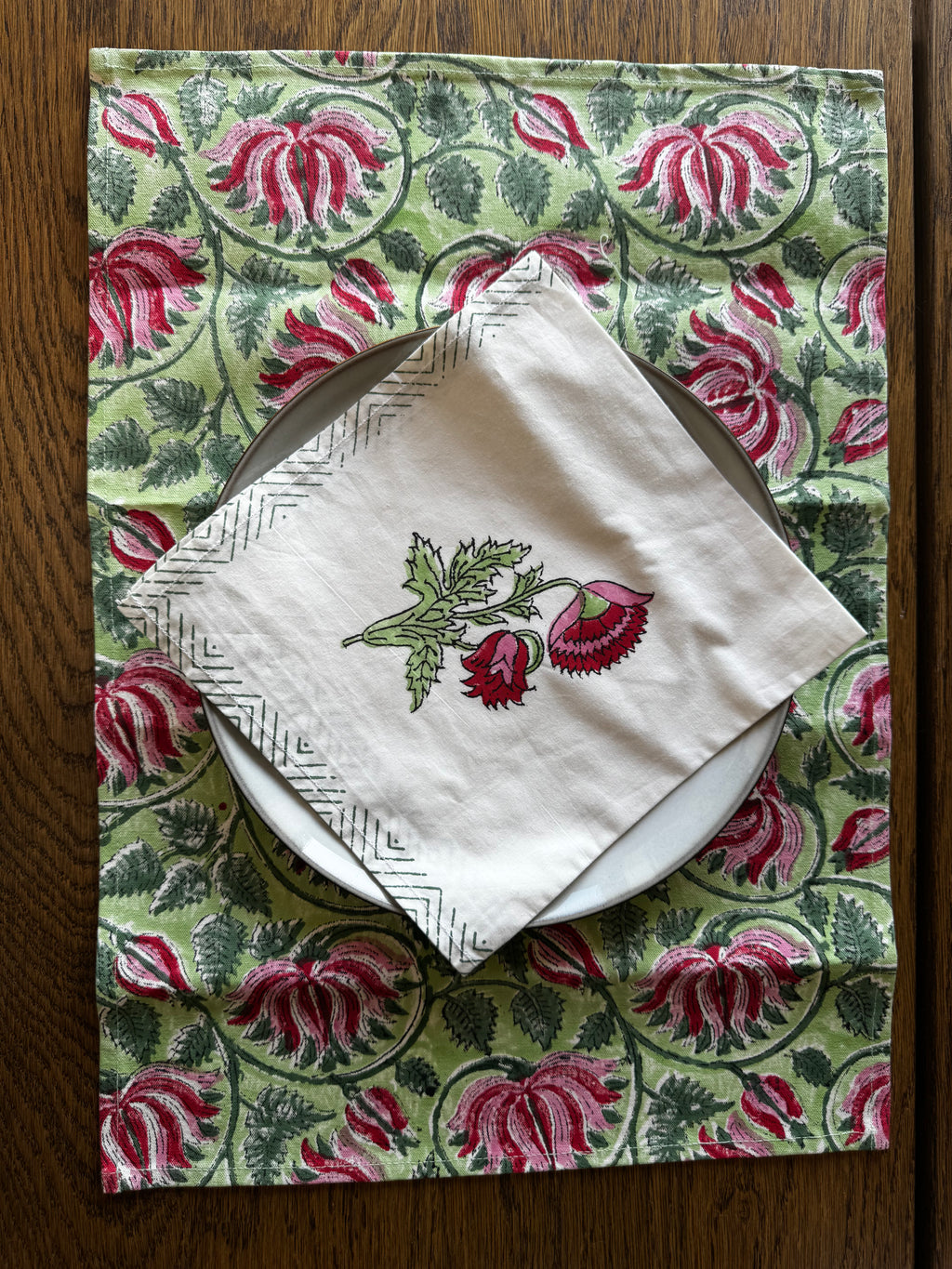 Christmas Table Mat & Napkin (Set of 2 each)